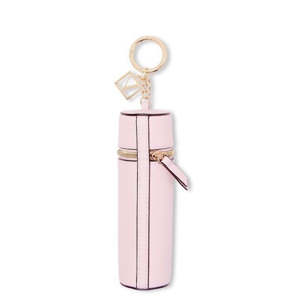 ✨Victoria’s Secret VS Pink Keychain Rollerball Perfume Travel Case Lipgloss NEW - Picture 2 of 5